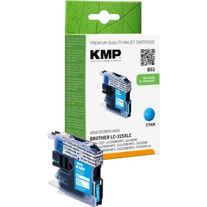 KMP Ink náhradný Brother LC-225XLC kompatibilná  zelenomodrá B52 1530,0003