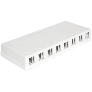 Delock 86209 8 portů sieťový Patchpanel neopatrené špecifikáciou 1 U