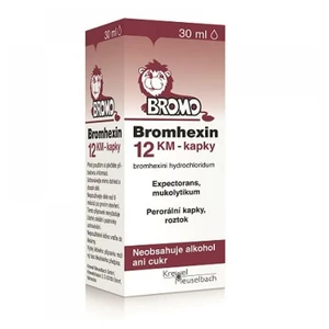 BROMHEXIN 12 KM kapky 30 ml