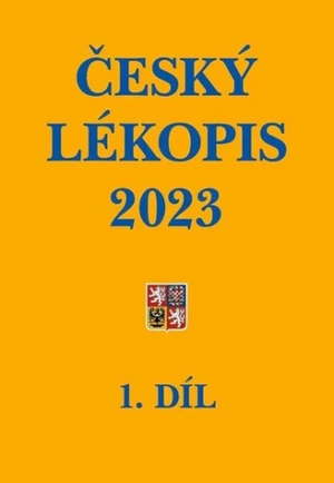 Český lékopis 2023, 1. díl - Ministerstvo zdravotnictví ČR