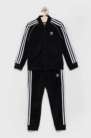 Dětská tepláková souprava adidas Originals H25260 černá barva