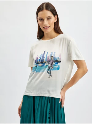 Orsay White Womens T-Shirt - Women