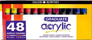 Daler Rowney Graduate Ensemble de peintures acryliques 48 x 22 ml