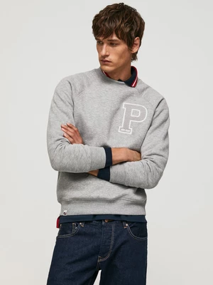 Pepe Jeans Pike Mikina Šedá