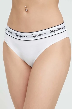 Kalhotky Pepe Jeans PEPE BIKINI bílá barva, PLU10917.800