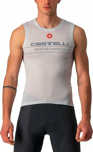 Castelli Active Cooling Sleeveless Funkční prádlo-Tílko Silver Gray S