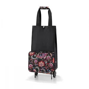 Nákupný vozík Reisenthel Foldabletrolley Paisley Black