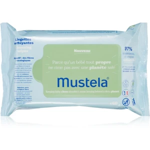 Mustela Bébé Cleansing Wipes vlhčené čistiace obrúsky pre deti 60 ks