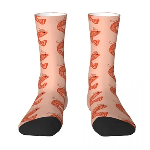 Shrimply The Best Sock Socks Men Women Polyester Stockings Customizable Design