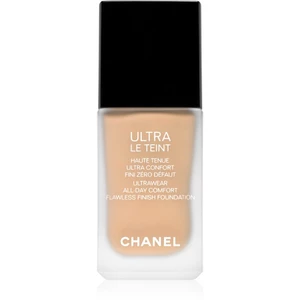 Chanel Ultra Le Teint Flawless Finish Foundation dlouhotrvající matující make-up pro sjednocení barevného tónu pleti odstín 30 Beige 30 ml