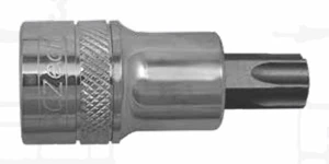 Zástrčné hlavice 1/2” TORX s otvorem (různé velikosti) - 4CZech Velikost: TT40