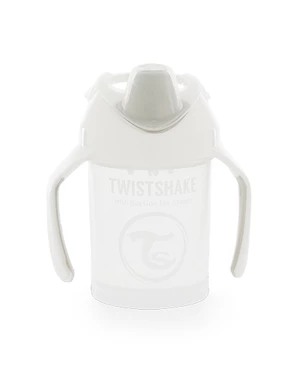 Twistshake Hrnek netekoucí učící 230 ml bílý