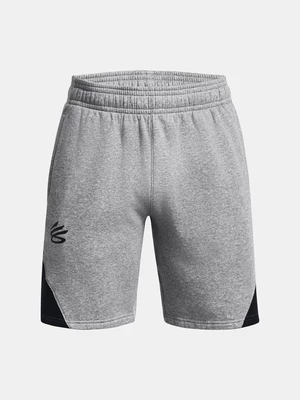 Under Armour Kraťasy Curry Splash Fleece Short-GRY - Pánské