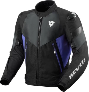 Rev'it! Jacket Control H2O Black/Blue M Chaqueta de cuero