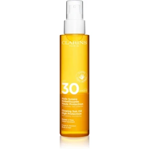 Clarins Sun Care Glowing Oil suchý olej na vlasy i tělo SPF 30 150 ml