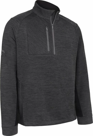 Callaway Heather Stripe Fleece Black Heather S Hanorac