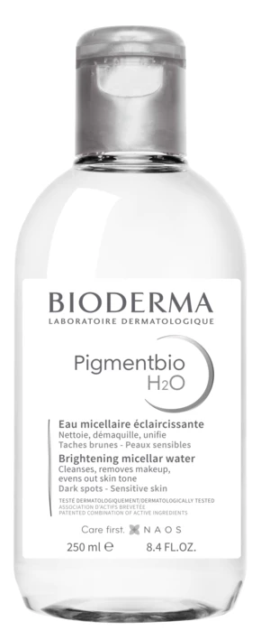 BIODERMA Pigmentbio H2O zosvetľujúca micelárna voda na pleť s pigmentovými škvrnami 250 ml