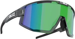 Bliz Fusion 52405-17 Crystal Black/Brown w Green Multi Fahrradbrille