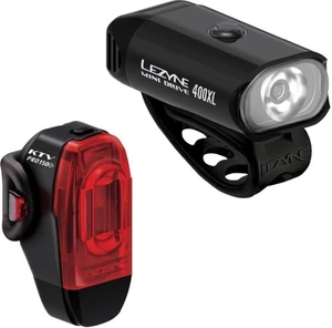 Lezyne Mini Drive 400XL/KTV Drive Pro+ Pair Black/Black Front 400 lm / Rear 75 lm Zadní Cyklistické světlo