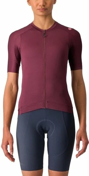 Castelli Espresso W Tricou Deep Bordeaux/Deep Bordeaux L