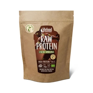 Protein kakaový se spirulinou RAW 450 g BIO   LIFEFOOD