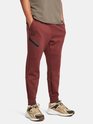 Under Armour Tepláky UA Unstoppable Flc Joggers-RED - Pánské