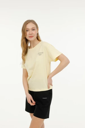 Lumberjack WL ANNA 11 3FX YELLOW Woman Sleeve T-Sh