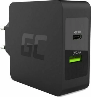 Green Cell CHAR10 Charger USB-C 45W PD 45.0 Adaptateur pour courant alternatif