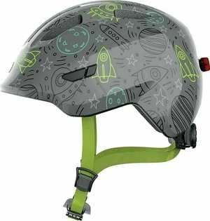 Abus Smiley 3.0 LED Grey Space M Casco de bicicleta para niños