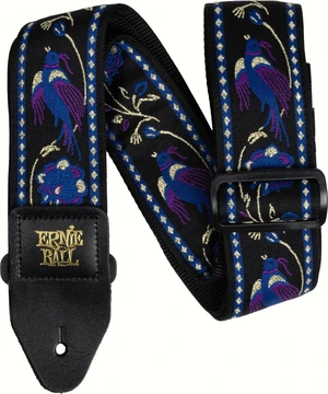 Ernie Ball Classic Jacquard Guitar/Bass Strap Kytarový pás Purple Pleasant Pheasant