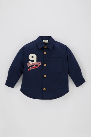 DEFACTO Baby Boy Twill Long Sleeve Shirt