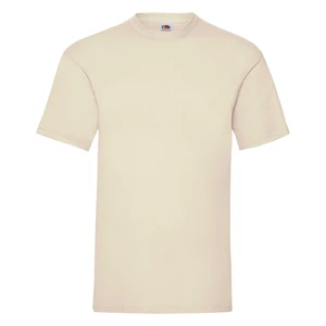 Beige Men's T-shirt Valueweight Fruit of the Loom