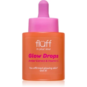 Fluff Glow Drops rozjasňujúce sérum s vitamínom C Amber Extract 30 ml