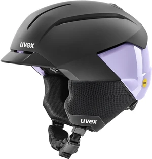 UVEX Levitate MIPS Black/Cool Lavender Mat 51-55 cm Casco da sci