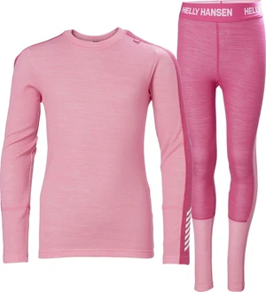 Helly Hansen JR Lifa Merino Midweight Set Sugar Pink 152/12 Indumento