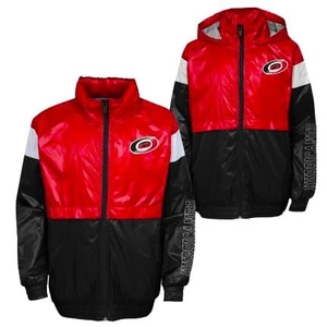 Outerstuff Children's Jacket GOAL LINE STANCE FZ WINDBREAKE CAROLINA HURRICANES