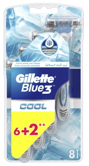 GILLETTE Blue3 Cool 8 ks