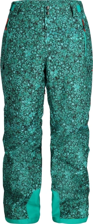 Spyder Mens Seventy Maple Haze/Teal Green XL Pantaloni schi