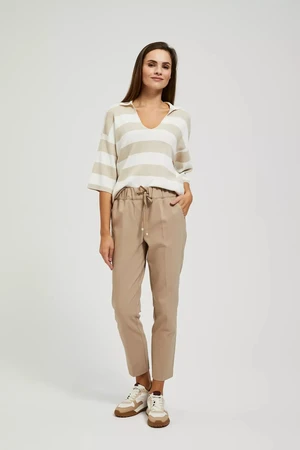 Women's beige trousers