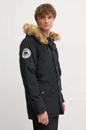 Bunda Alpha Industries Polar Jacekt 123144 03 pánska, čierna farba, zimná