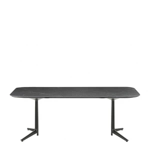 Multiplo XL ovál 192x118 cm černá tropická šedá Kartell