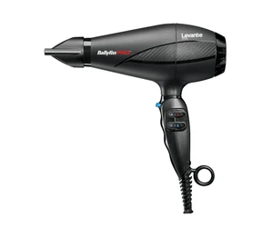 Profesionální fén na vlasy BaByliss Pro Levante Ionic BAB6950IE - 2100 W, černý + dárek zdarma