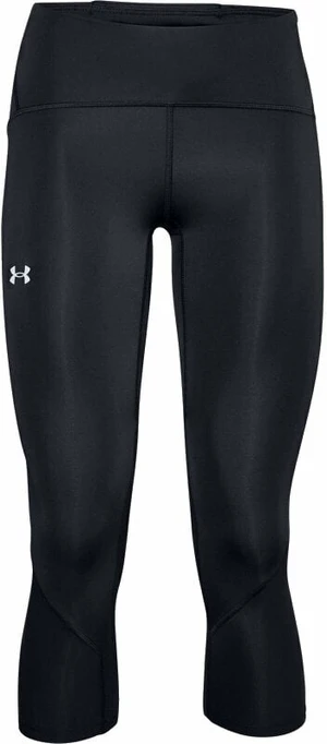 Under Armour UA Fly Fast 2.0 HeatGear Black/Black/Reflective Pantaloni de alergare lungime 3/4