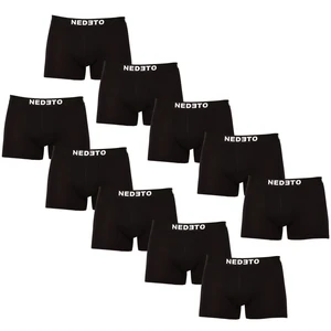 10PACK men's boxers Nedeto black