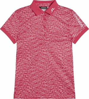 J.Lindeberg Tour Tech Print Golf Azalea Outline Bridge Swirl XS Polo-Shirt