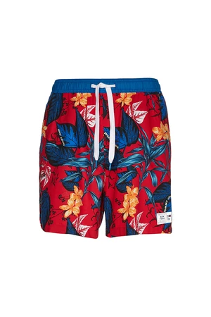 Tommy Jeans Shorts - TJM TROPICAL PRINT BEACH SHORT patterned