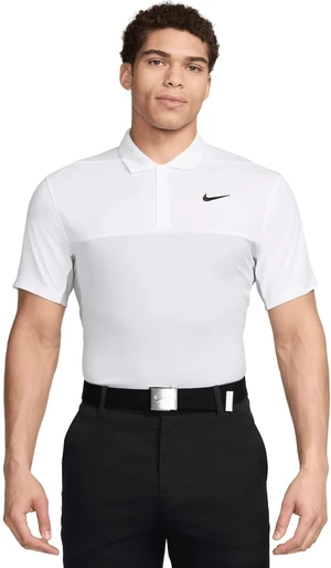 Nike Dri-Fit Victory+ Mens White/Light Smoke Grey/Pure Platinum/Black M Camiseta polo