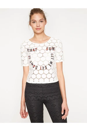 Koton Letter Printed Blouse