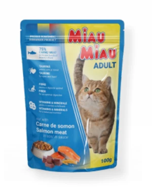 Miau Miau Vrecko Adult Salmon - 100g