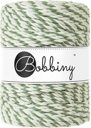 Bobbiny 3PLY Macrame Rope 5 mm 100 m Magic Green Cordon